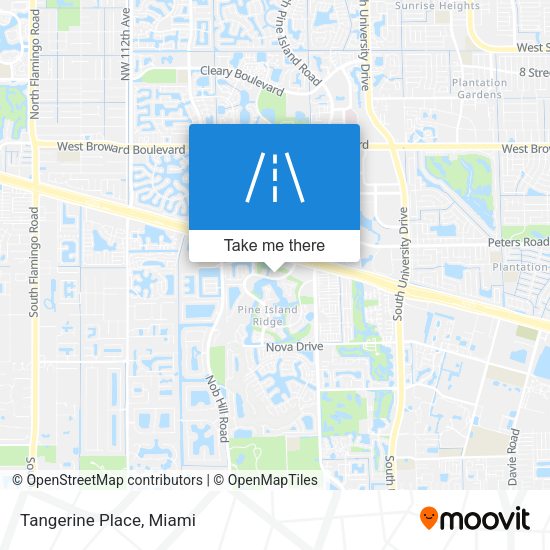 Mapa de Tangerine Place