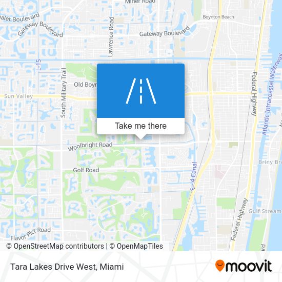 Mapa de Tara Lakes Drive West