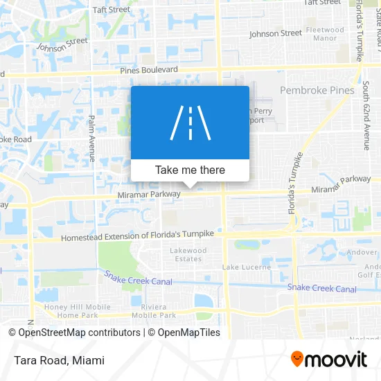 Tara Road map