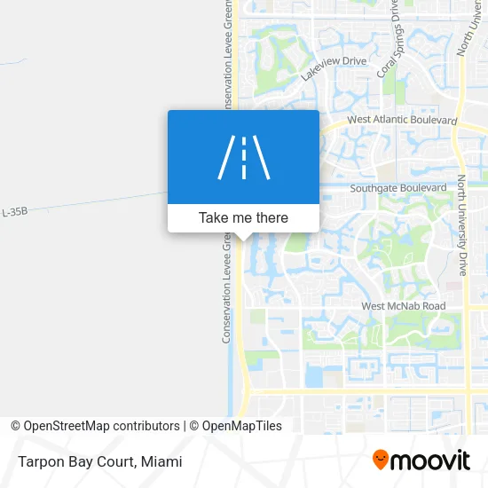 Tarpon Bay Court map
