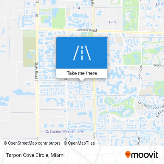 Tarpon Cove Circle map