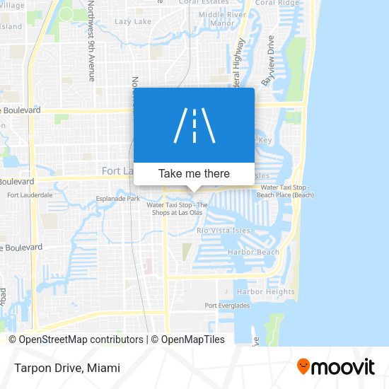 Mapa de Tarpon Drive