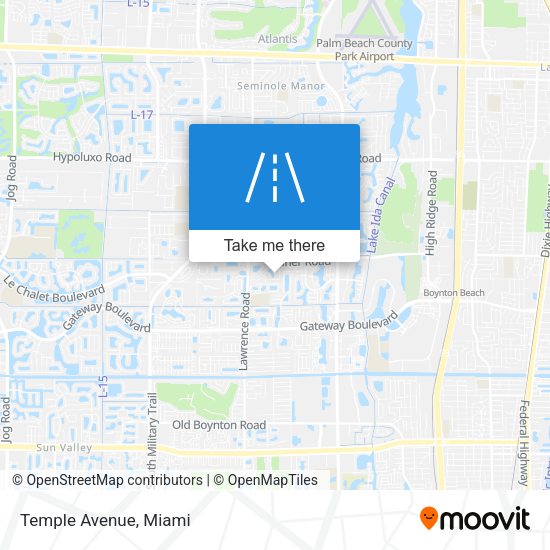 Mapa de Temple Avenue
