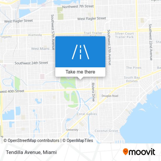 Mapa de Tendilla Avenue