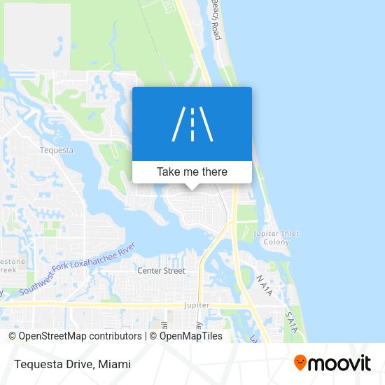 Mapa de Tequesta Drive