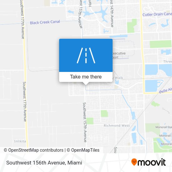 Mapa de Southwest 156th Avenue