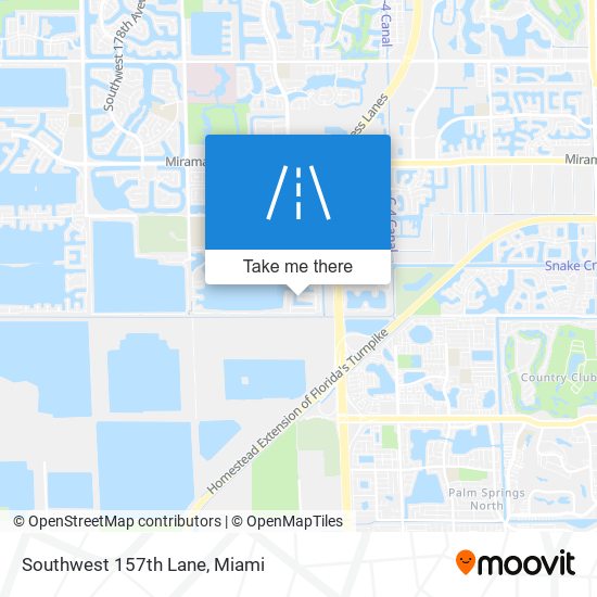 Mapa de Southwest 157th Lane