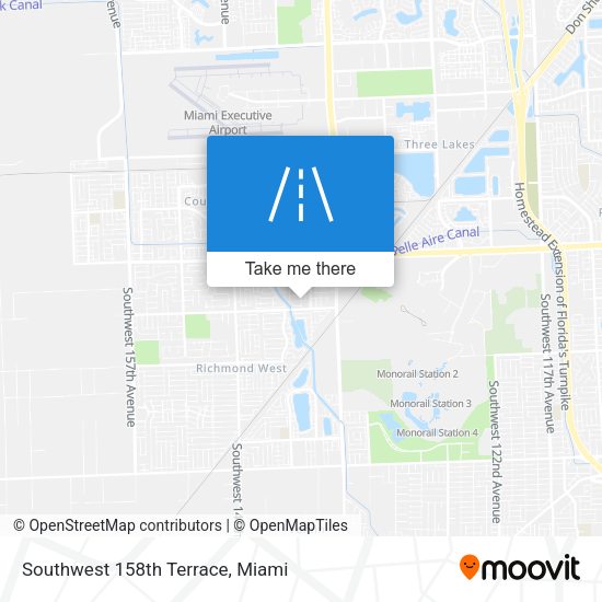 Mapa de Southwest 158th Terrace