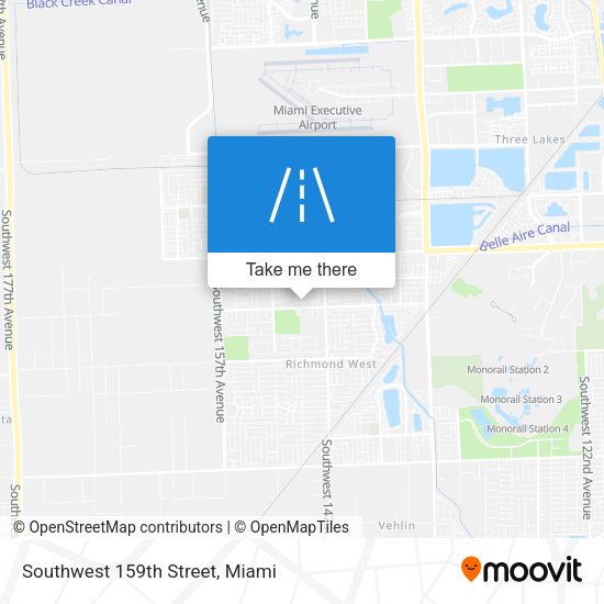 Mapa de Southwest 159th Street