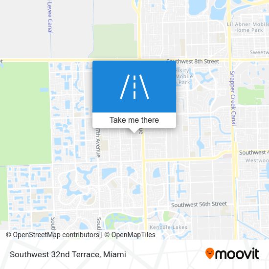 Mapa de Southwest 32nd Terrace