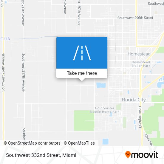Mapa de Southwest 332nd Street