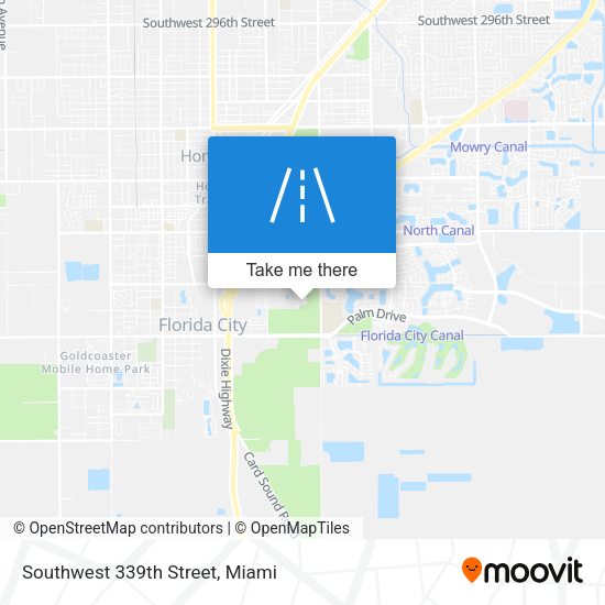 Southwest 339th Street map