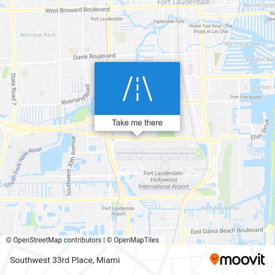 Mapa de Southwest 33rd Place