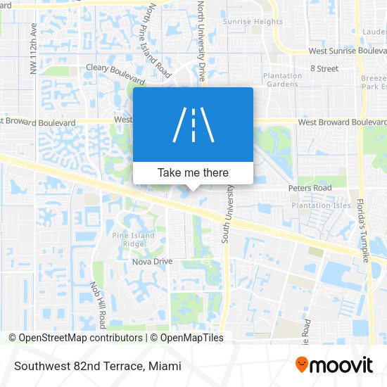 Mapa de Southwest 82nd Terrace