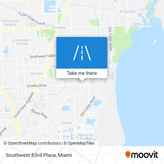 Southwest 83rd Place map