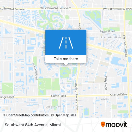 Southwest 84th Avenue map
