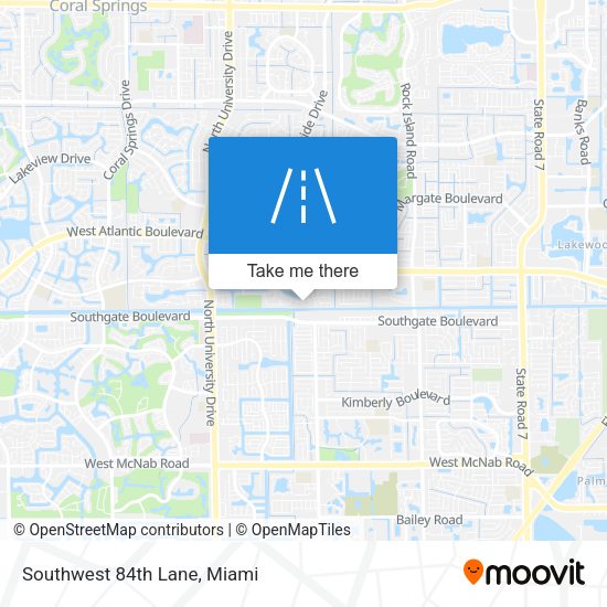 Mapa de Southwest 84th Lane