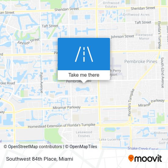 Mapa de Southwest 84th Place