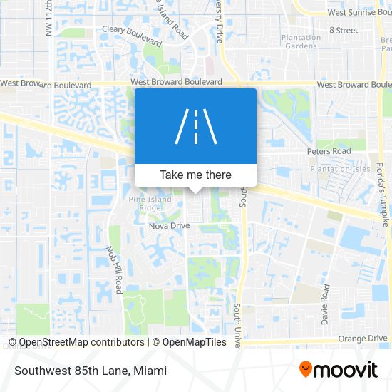 Mapa de Southwest 85th Lane