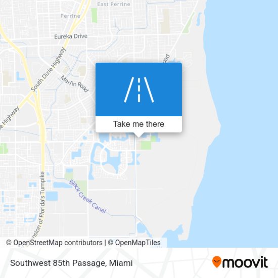 Southwest 85th Passage map