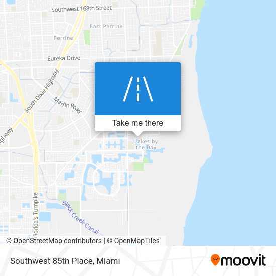 Southwest 85th Place map