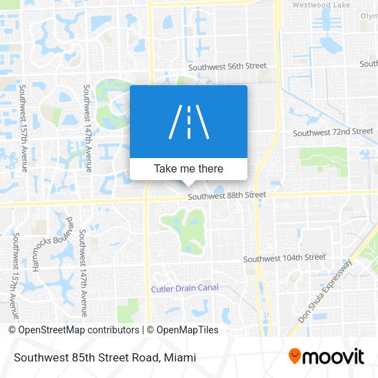 Mapa de Southwest 85th Street Road