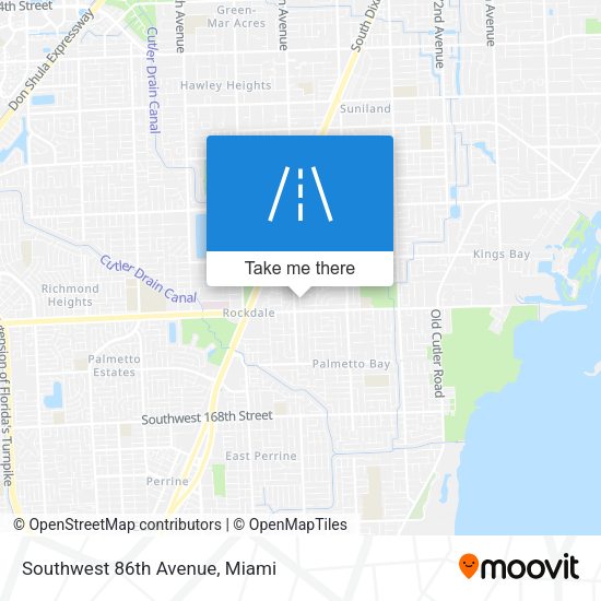 Mapa de Southwest 86th Avenue