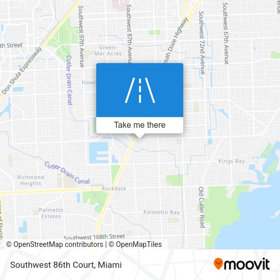 Mapa de Southwest 86th Court
