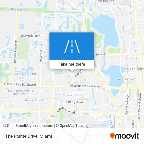 The Pointe Drive map