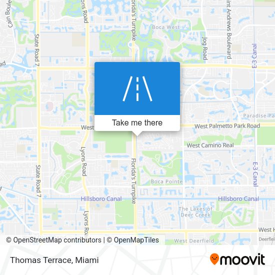Mapa de Thomas Terrace