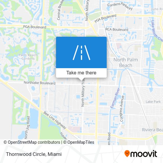 Mapa de Thornwood Circle