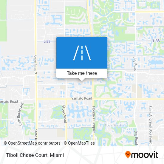 Mapa de Tiboli Chase Court