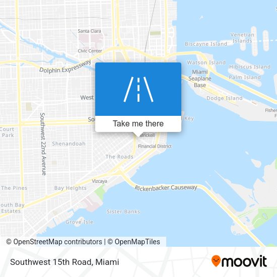 Mapa de Southwest 15th Road