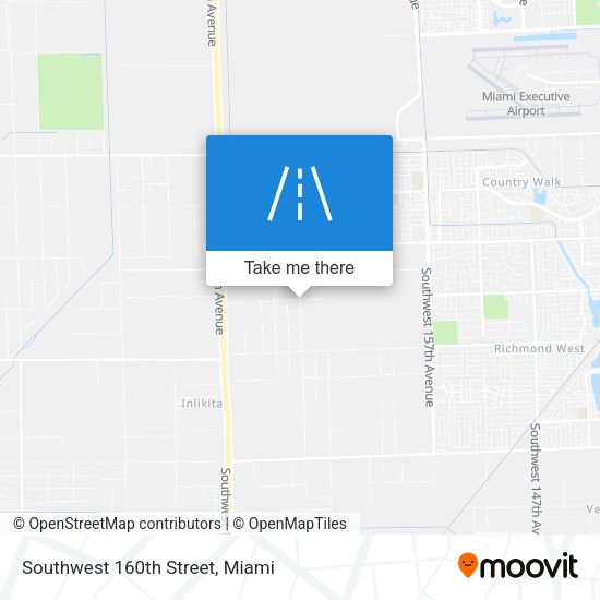 Mapa de Southwest 160th Street