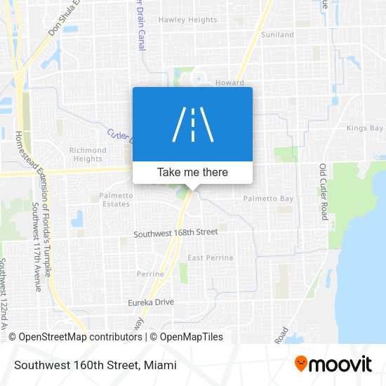 Mapa de Southwest 160th Street