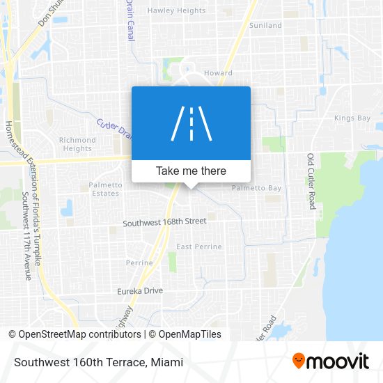 Mapa de Southwest 160th Terrace