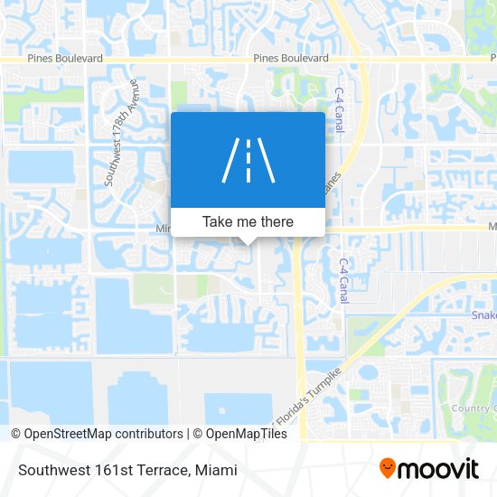 Mapa de Southwest 161st Terrace