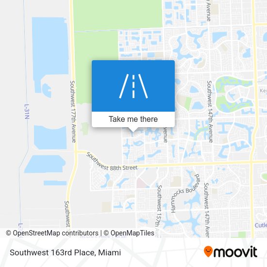 Mapa de Southwest 163rd Place