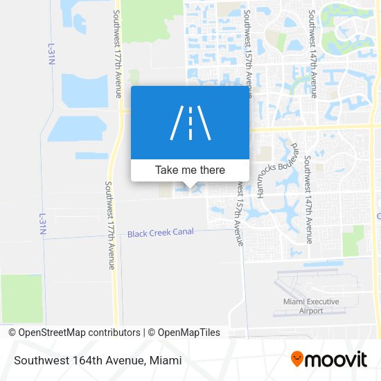 Southwest 164th Avenue map