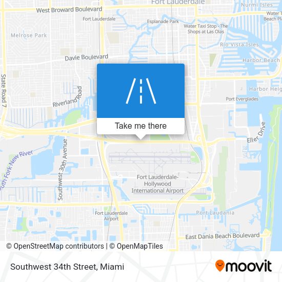 Mapa de Southwest 34th Street