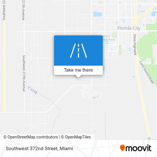 Southwest 372nd Street map