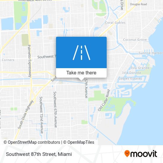 Mapa de Southwest 87th Street
