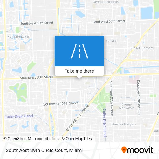 Southwest 89th Circle Court map