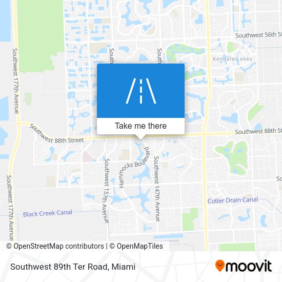 Mapa de Southwest 89th Ter Road