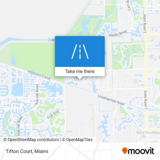 Tifton Court map