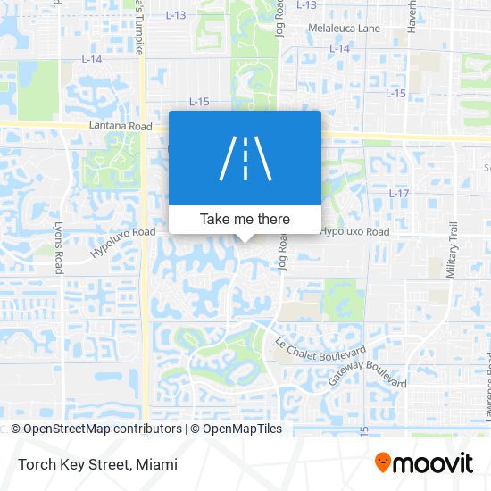 Torch Key Street map