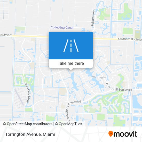 Torrington Avenue map