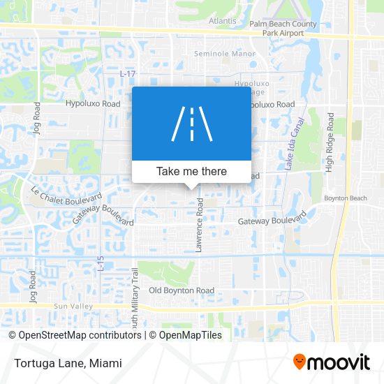 Mapa de Tortuga Lane