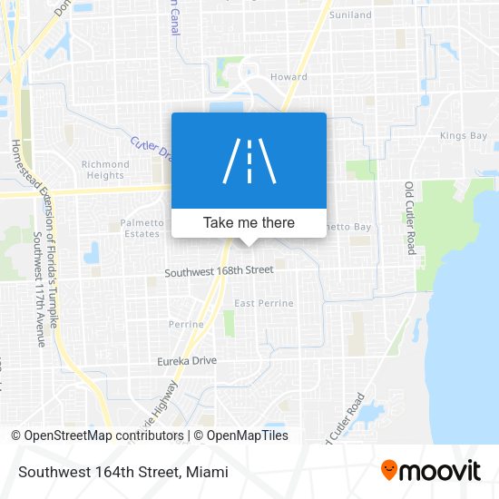Southwest 164th Street map