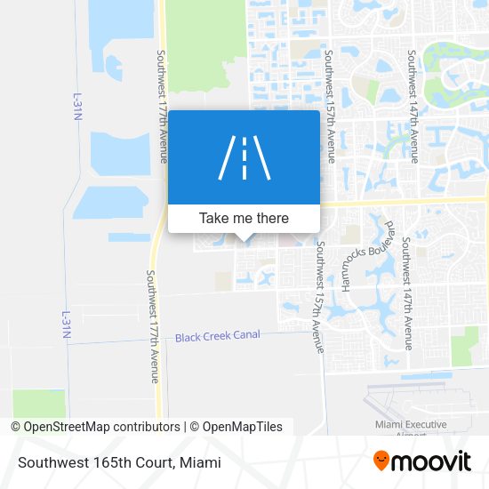 Mapa de Southwest 165th Court